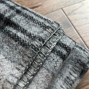 The Company Store Plaid 100% Merino Wool Blanket